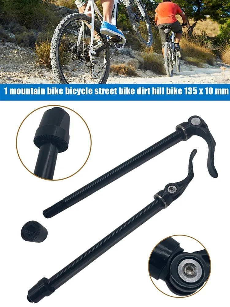 

Skewers Front Rear 1pc Bicycle Thru Axle Hub Quick Release Bike Cycling Parts