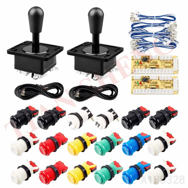 2 игрока аркадный HAPP набор кнопок джойстика обновленная версия джойстиков