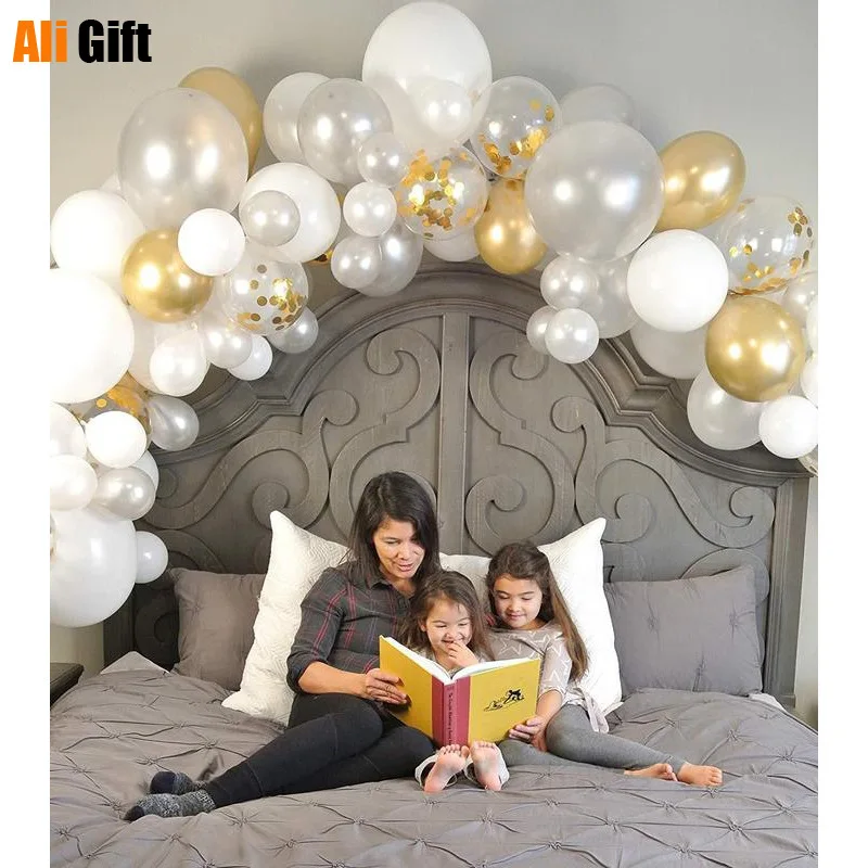 

Balloon Garland Arch Kit 110PCS Pink and Gold Balloons for Parties Birthday Wedding Party Baby Shower Decorations for Girl Boy