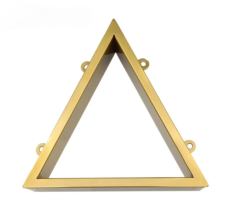 

Soft Bed Decoration Accessories Golden Triangle Stainless Steel Metal Accessories Home Improvement Building Materials Processing