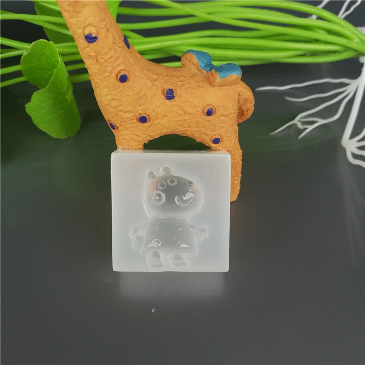 Животные Медведь Кролик свинья силиконовые формы для украшения торта конфет