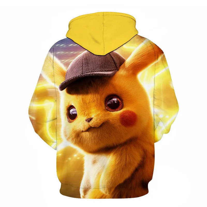 Пикачу из Pokemon Go 3D Толстовка с рисунком толстовки для мужчин и женщин Umbreon толстовки с капюшоном для мужчин пуловер куртка игровая Одежда для мальчиков