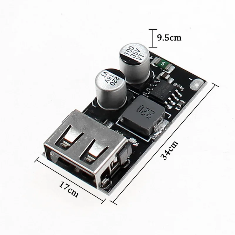 5 шт. QC3.0 QC2.0 USB DC понижающий преобразователь модуль зарядки 6 32V 9 В 12 24 постоянного