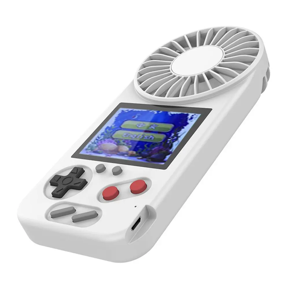 

500 In 1 Color Screen Lightweight Game Machine With Convenient USB Fan 3-level Wind Speed Various Games