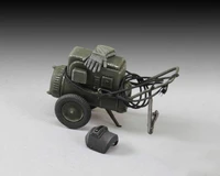 135473 scale die cast resin war scene model resin aircraft field service vehicle assembly model including stickers