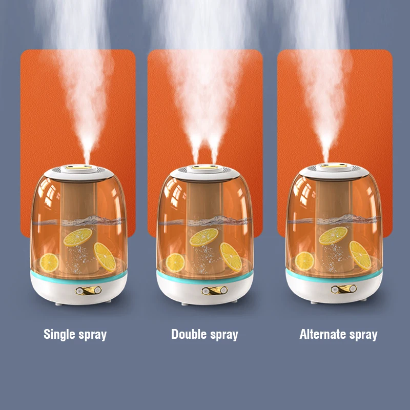 Увлажнитель воздуха ультразвуковой с двойным распылителем 3000 мл | Бытовая