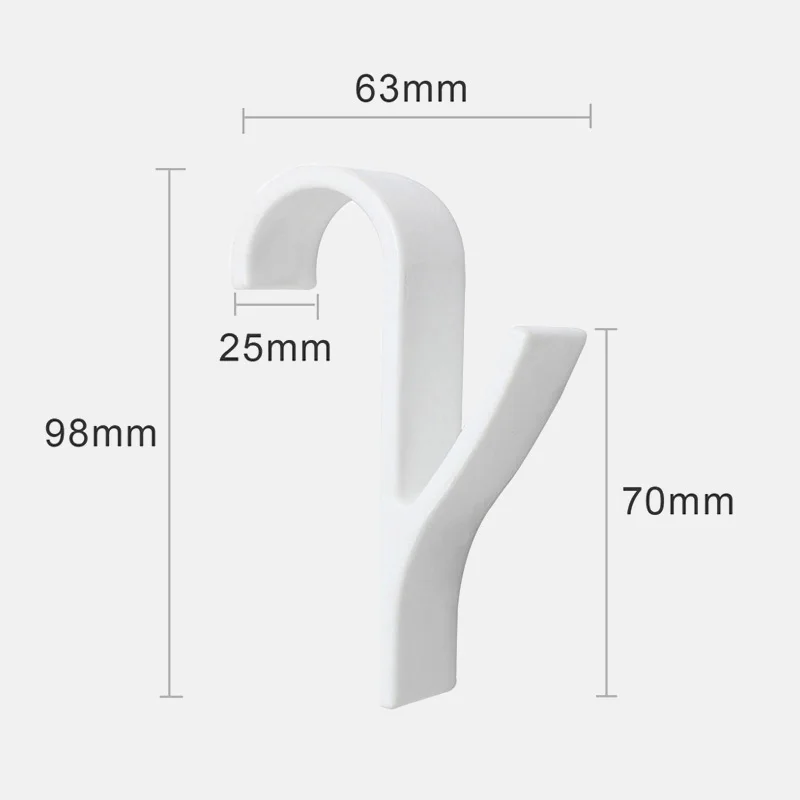 

Kitchen Bathroom Hanger Clips Storage Racks White Clear Hanger Heated Towel Radiator Rail Clothes Scarf Hanger Hooks Holder