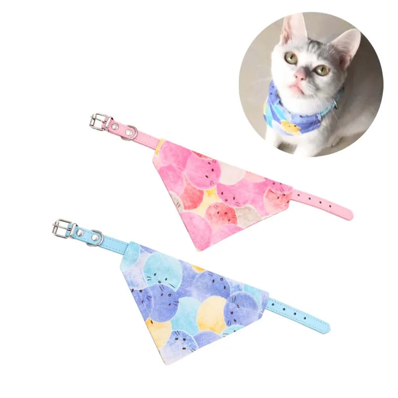 Ошейник с мультяшным кроликом/уткой ошейник банданой хлопковый шейный платок