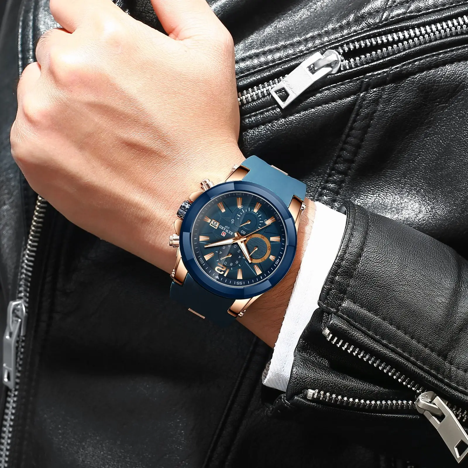 Новинка мужские часы лучший бренд роскошные спортивные кварцевые силиконовый