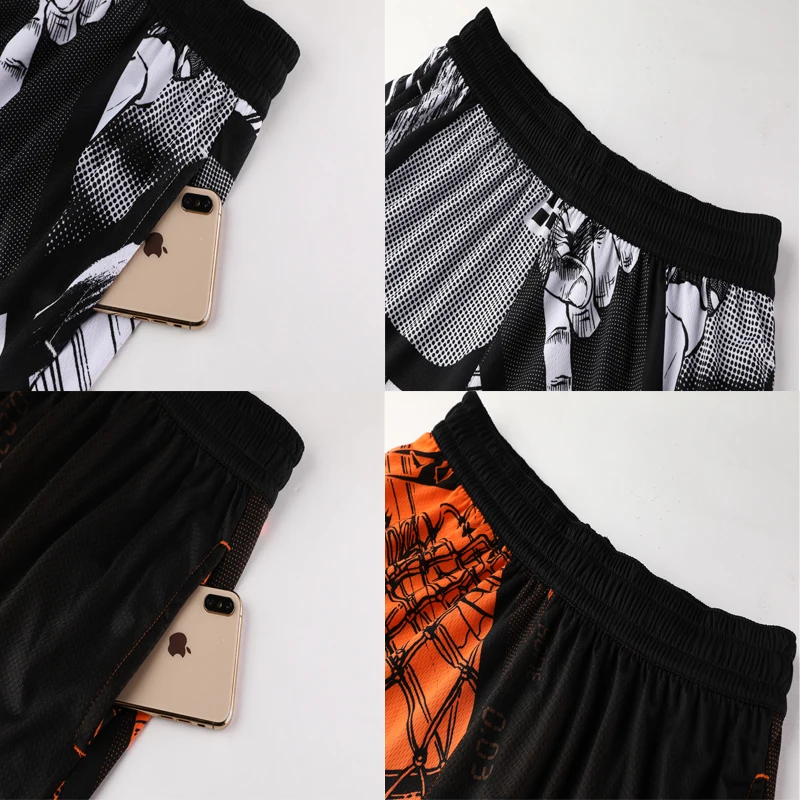 Beach Shorts Men Trunk Summer Short Pants Print Breathable Quick Dry Swim Shorts M-4XL Plus Size Shorts Sport gym Short Pants