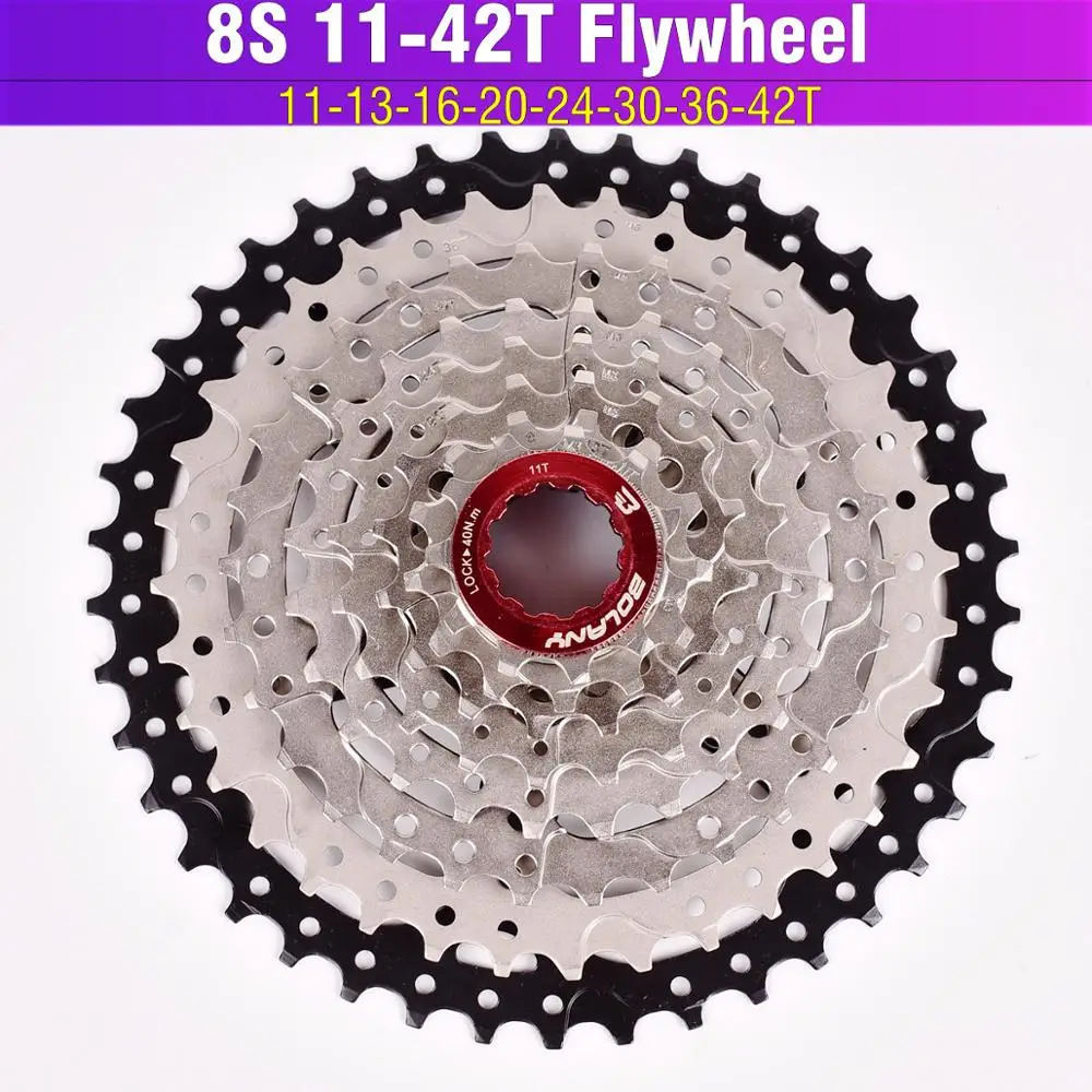 

Кассета Bolany для горного велосипеда, свободное колесо, сталь, 8s 24s, односкоростная, 11-42T 40T 32T, аксессуары для горного маховика