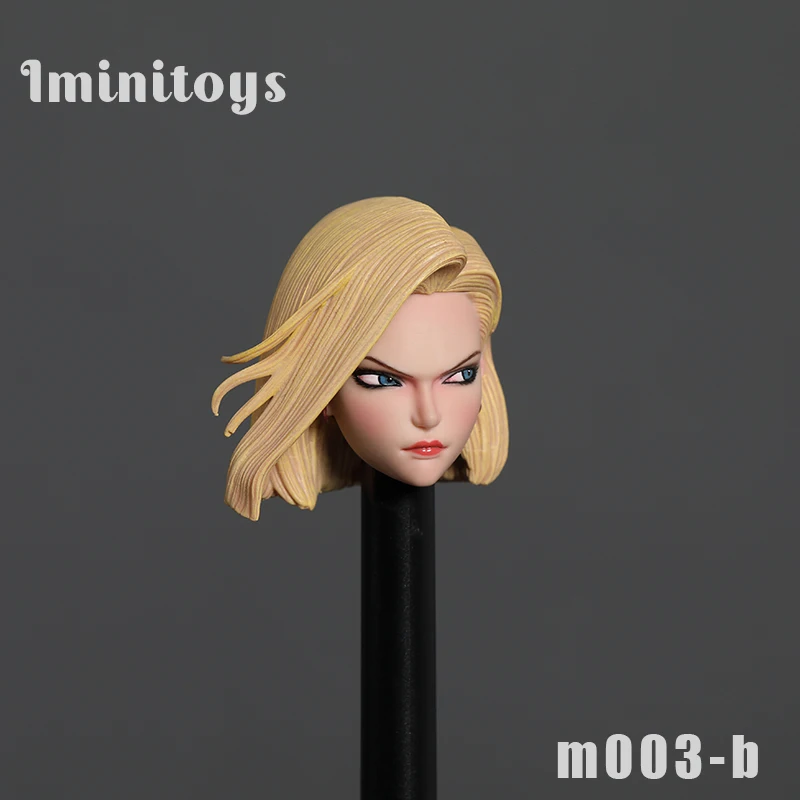 

M003/M004 1/6 1/12 Женская фигурка голова резная модель для 6 дюймов 12 дюймов модель Искусственная елка подарок на день рождения
