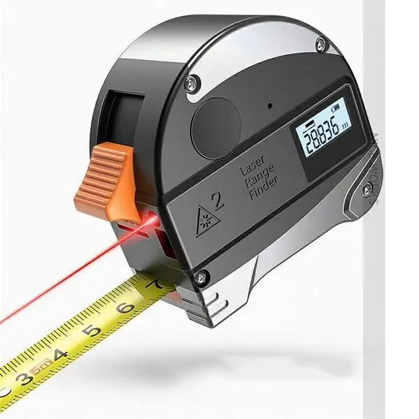 

Laser Ranging Tape Portable Laser Distance Meter Laser Rangefinder high-precision Digital laser tape range finder measure tool
