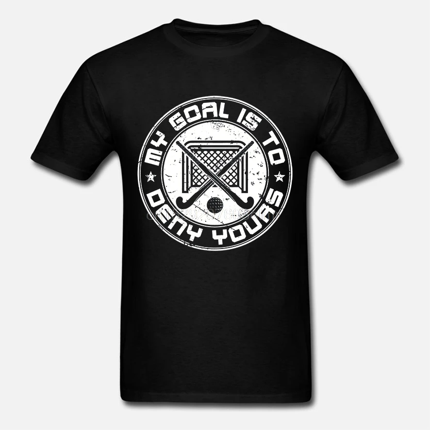 Мужская футболка с коротким рукавом для хоккея вратарь моя цель-отозвать вашу