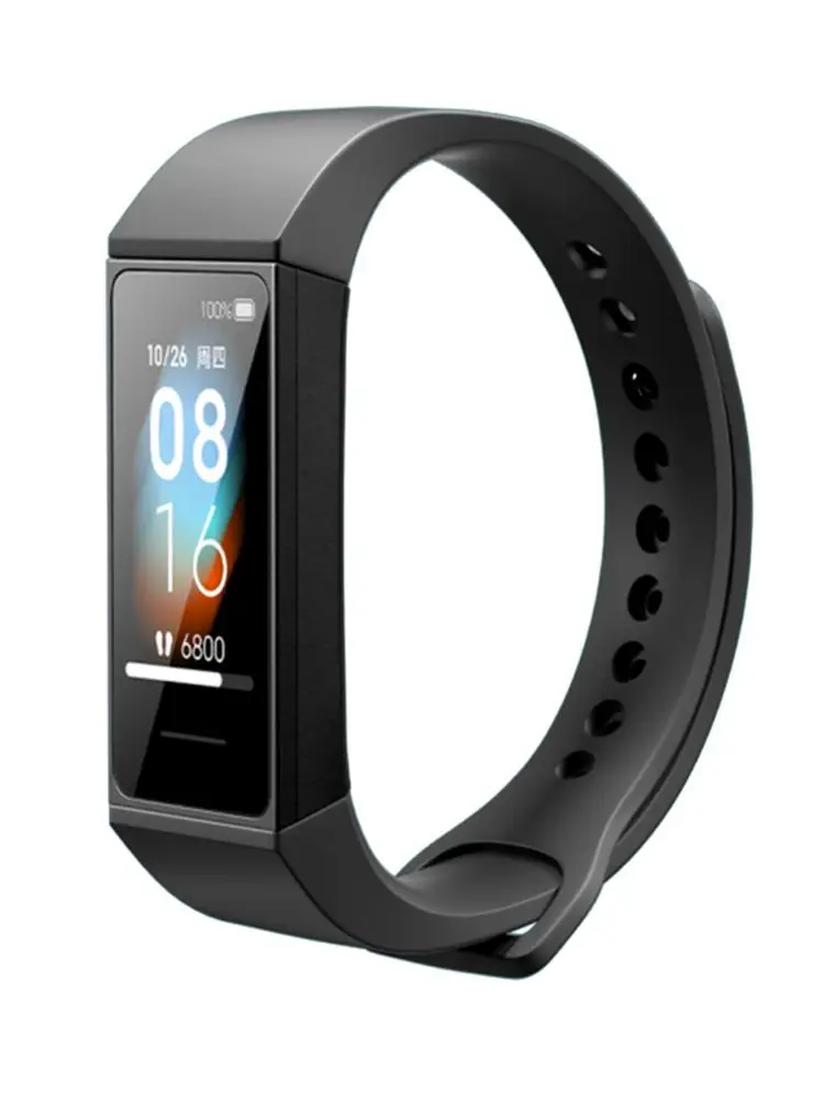 Ремешок силиконовый для Redmi Band сменный красный спортивный браслет Mi мягкий