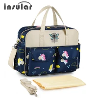 insular new style waterproof diaper bag large capacity messenger travel bag multifunctional maternity mother baby stroller bags