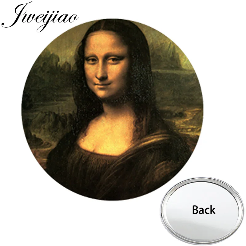 

Youhaken Mona Lisa Portrait of character Pocket Mirror Famous Oill Paintings Women Compact Portable Makeup Vanity Hand Mirrors