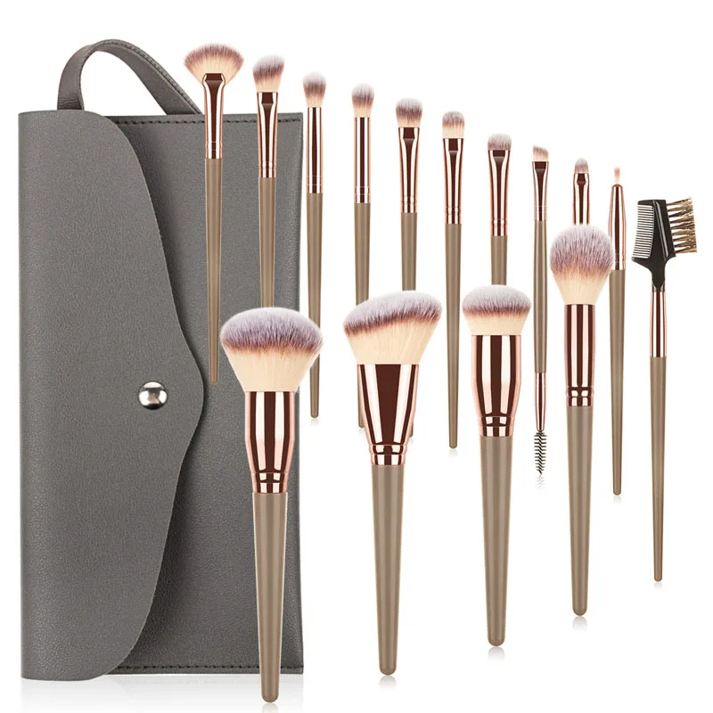 

15 Pcs professional Makeup Brushes kit For Blush Contour Eye shadow Foundation powder Eyeliner Lip Make up Brush Set Cosmetics