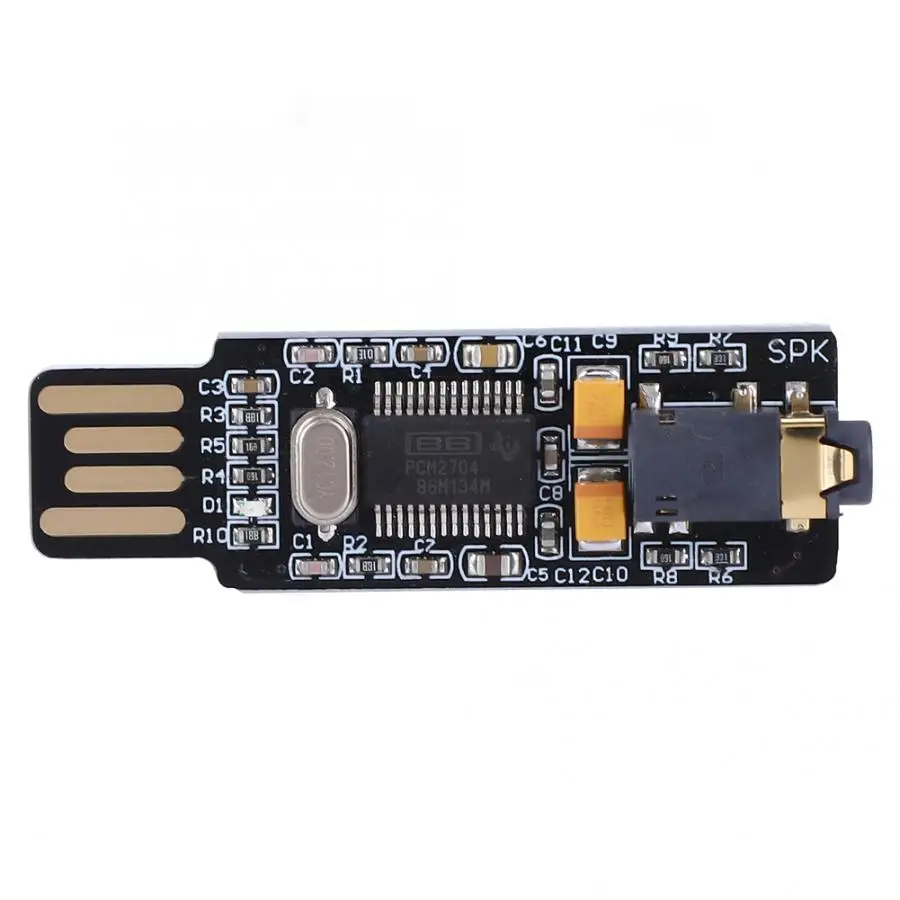 VHM 305 мини накопитель USB звуковая карта чип DAC декодер плата для ПК ноутбук