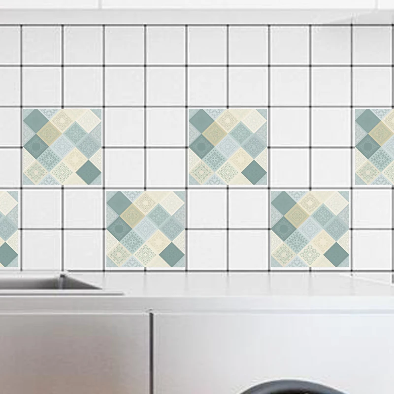 Настенные Стикеры из ПВХ в стиле ретро водонепроницаемые самоклеящиеся обои для