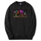 Лидер продаж, весенние мужские теплые свитшоты Jinx с аниме арканитом, толстовка в стиле Харадзюку, пуловер с надписью вражник пудры арканин, мужская Толстовка Оверсайз