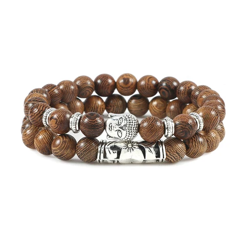 Деревянные браслеты Reliatonny 2 шт.