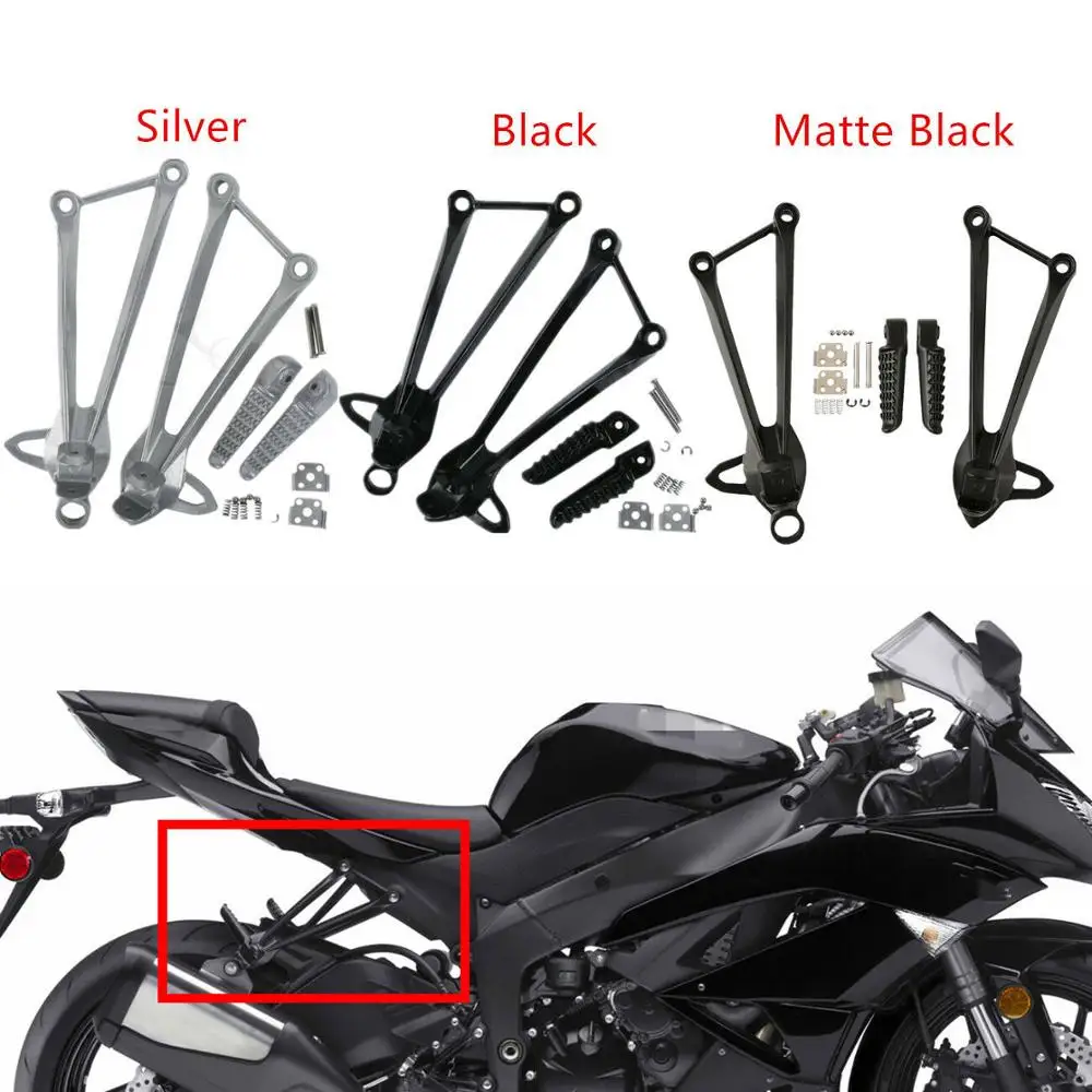 Задняя Подножка для мотоцикла подножки кронштейн Kawasaki Ninja ZX10R ZX 10R 2008 2010 ZX6R 2009