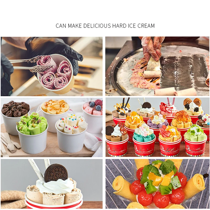 Китай оптовая цена тайский стиль ролл из жареного мороженого машина OEM