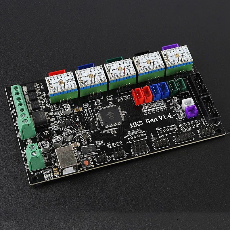 Материнская плата 3D принтера MKS GEN V1.4 + TMC2209 бесшумный привод совместим с Ramps1.4