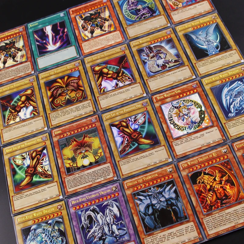 100 шт Yu-Gi-Oh официальная карточная игра английская версия флеш-карта битва карты все флэш-карты 100 карты не повторять