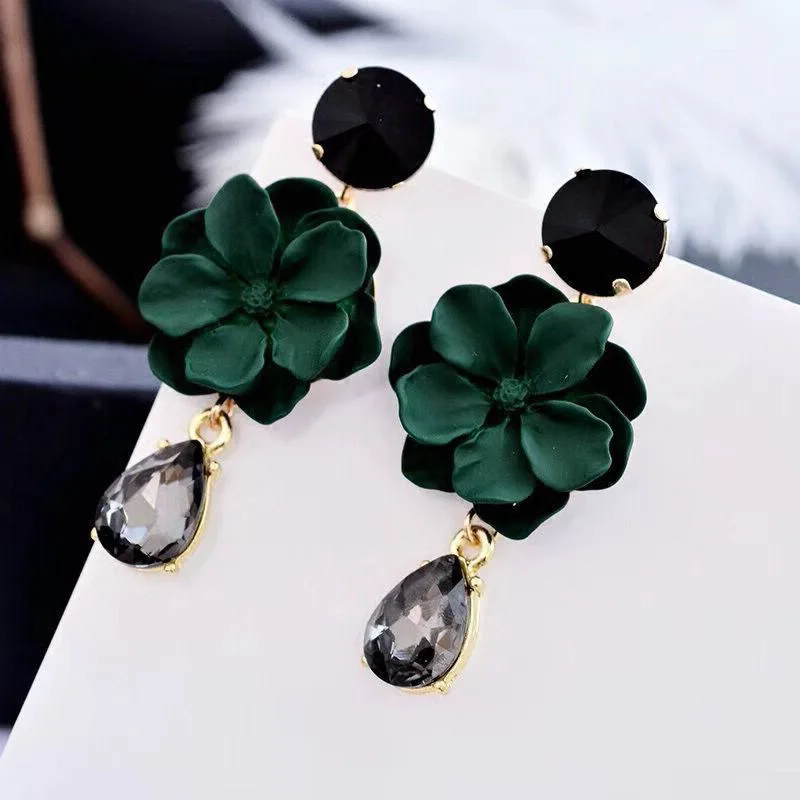 Блестящие боковые новые модные брендовые ювелирные изделия черные бусины