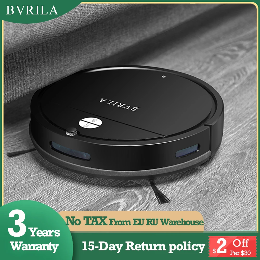 

Smart Sweeping Robot Vacuum Cleaner Sweeper Wet Mop Auto-Recharge Remote Path Planning 600 mL Dust Box for Pet Hair Carpet Floor