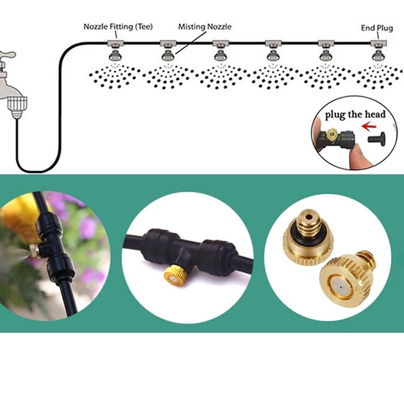 Комплект Misting комплект сопел противотуманные сопла для системы