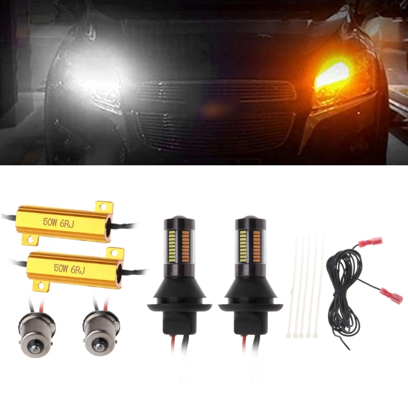 

2 Pcs 1156 3014 66LED Turn Signal Light Bright Lamp SpotLight Floodlight Bulb L41C