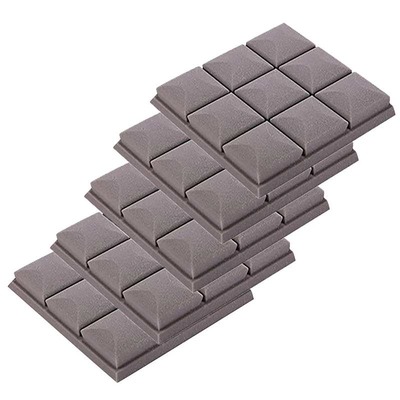 'The Best' 5 Pcs Acoustic Soundproof Foam Sound-Absorbing Panel for Home Studio KTV 30x30cm 889 | Обустройство дома