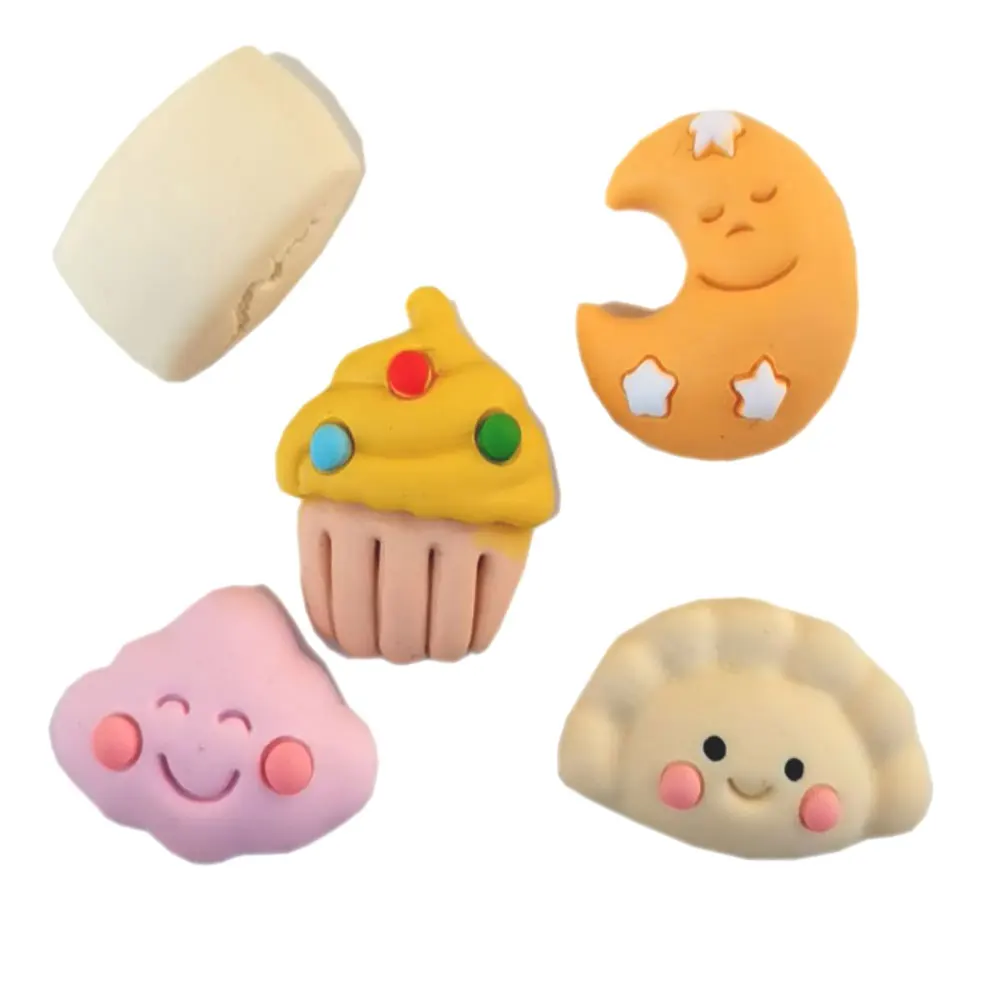 

50/100p мультфильм Луна Звезда облака Смола ремесла украшения Kawaii плоская задняя бусина кабошон подходит для украшения телефона DIY Аксессуары