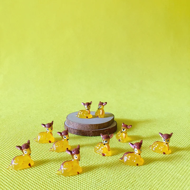 10 шт. оранжевый олененок/миниатюры/Прекрасный милый/Сказочный Садовый