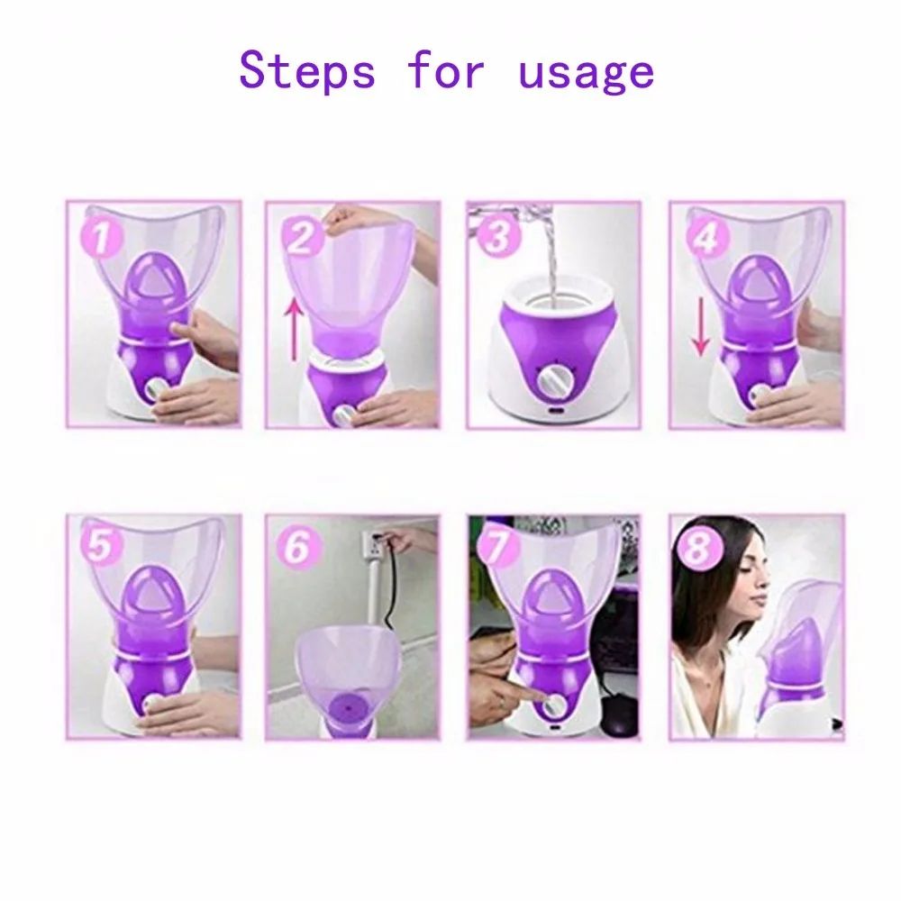 

Deep Cleaning Facial Cleaner Beauty Face Steaming Device Facial Steamer Machine Facial Thermal Sprayer Skin Care Tool