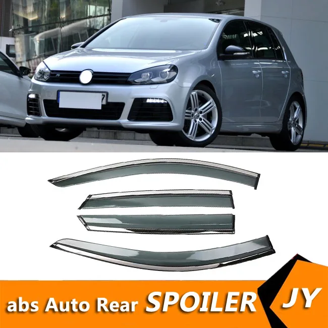 

For Volkswagen GOLF 2011 Window Visor Vent Shades Sun Rain Deflector Guard For Volkswagen GOLF Auto Accessories 4PCS/SET