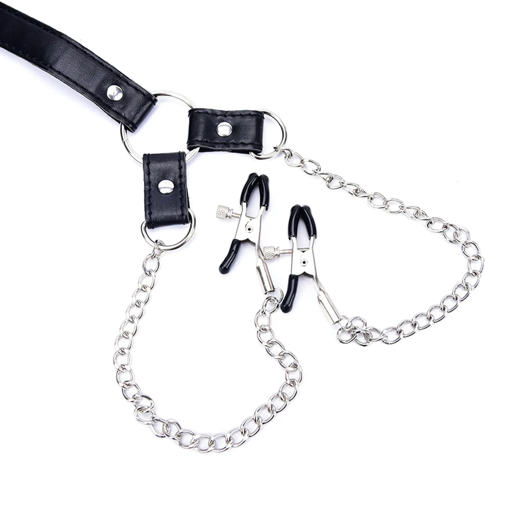 Женские металлические зажимы для сосков на цепочке с кольцом соска | Украшения и