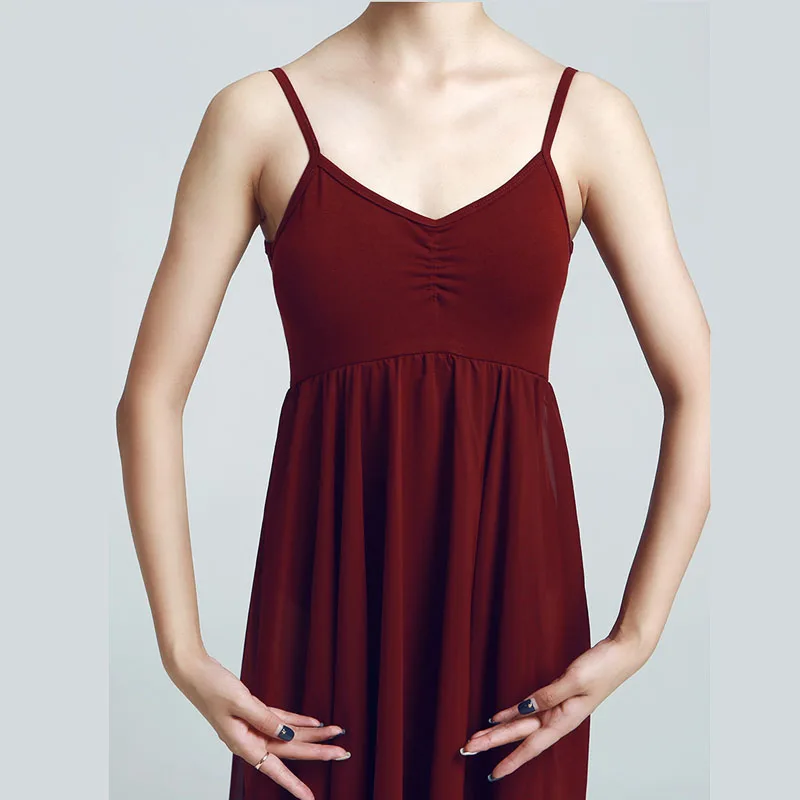 Женское длинное шифоновое платье пачка на бретельках свободного кроя|Балет| |