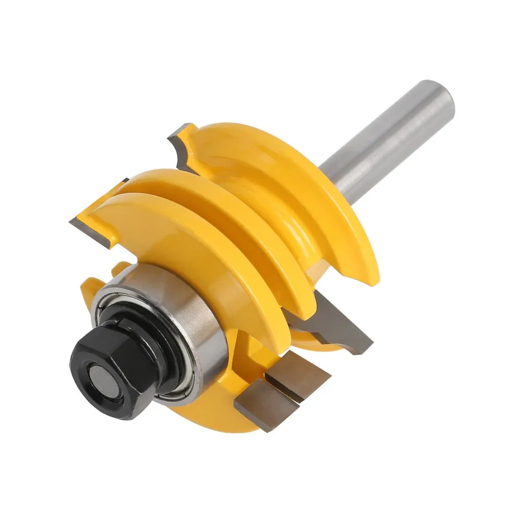 

8mm Shank Glass Door Rail & Stile Reversible Router Bit Woodwork Milling Cutter Milling Cutting For Wood Tool Bits Fast Shipping