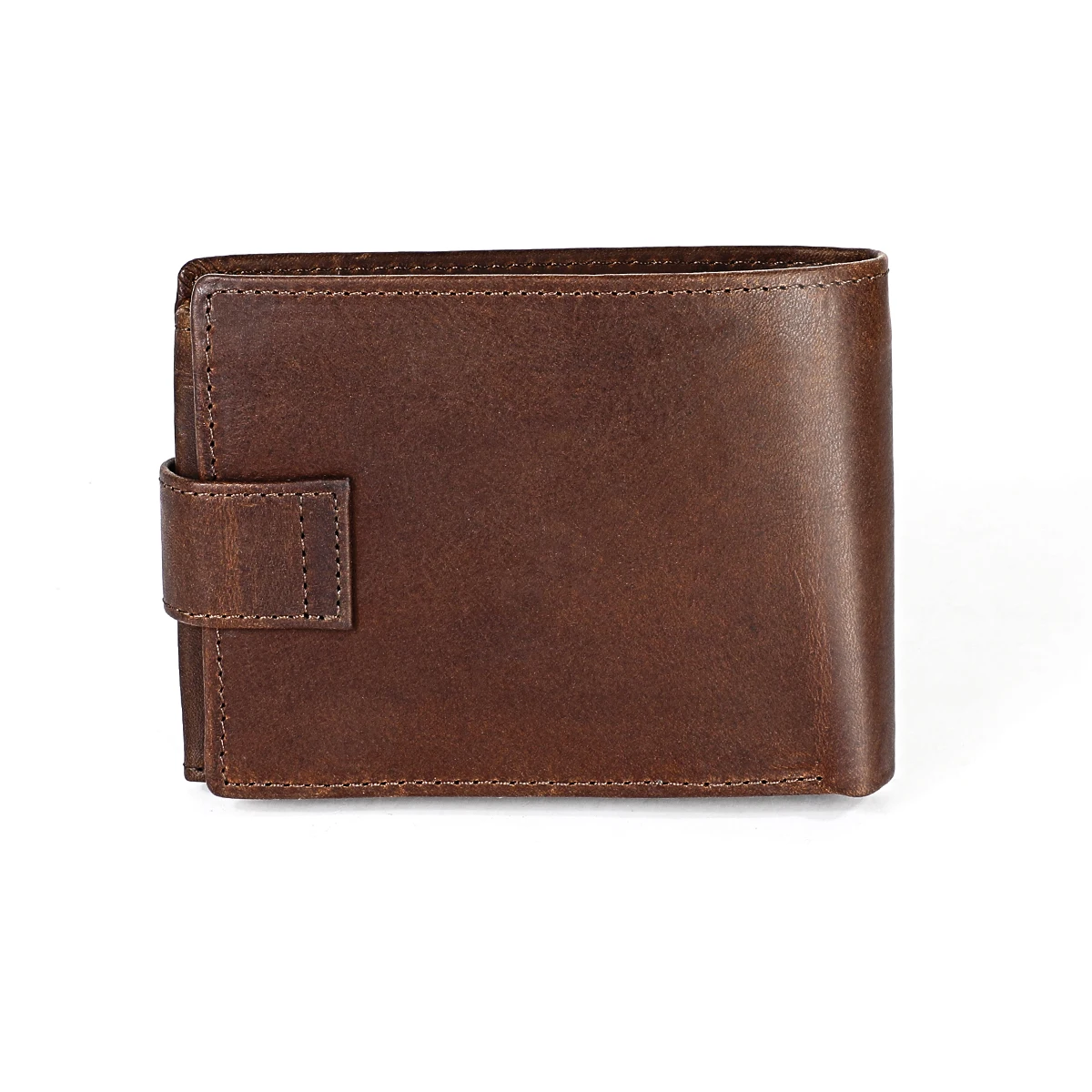 Мужской винтажный кошелек короткие кошельки из натуральной кожи