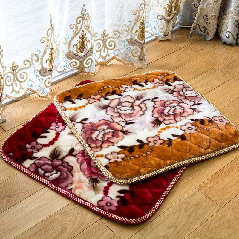 [Купите 1 волос 4 шт.] домашняя обеденная Подушка для стула коралловый бархат грязь