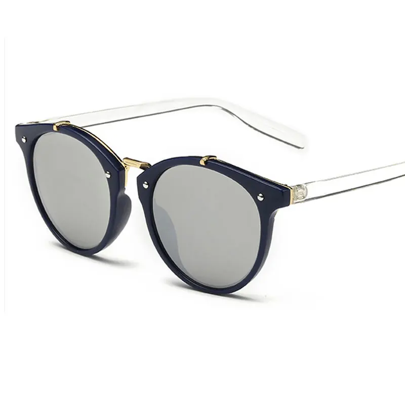 

New Retro Round Sunglasses Women ladies vintage Designer Vintage Sun Glasses Coating Sunglasses for Women retro De Sol lunette