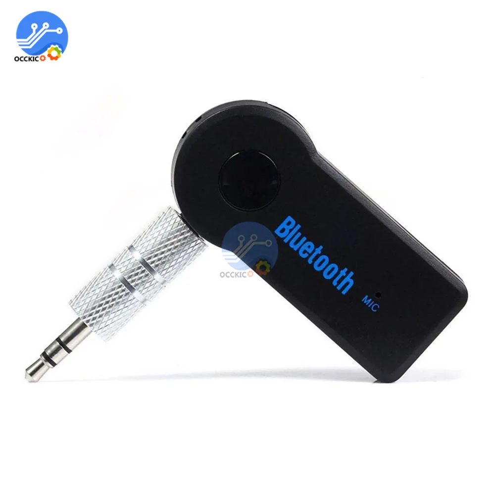 Bluetooth аудио приемник беспроводной музыкальный передатчик 3,5 мм стерео AUX приемник адаптер с микрофоном для автомобиля динамик наушники