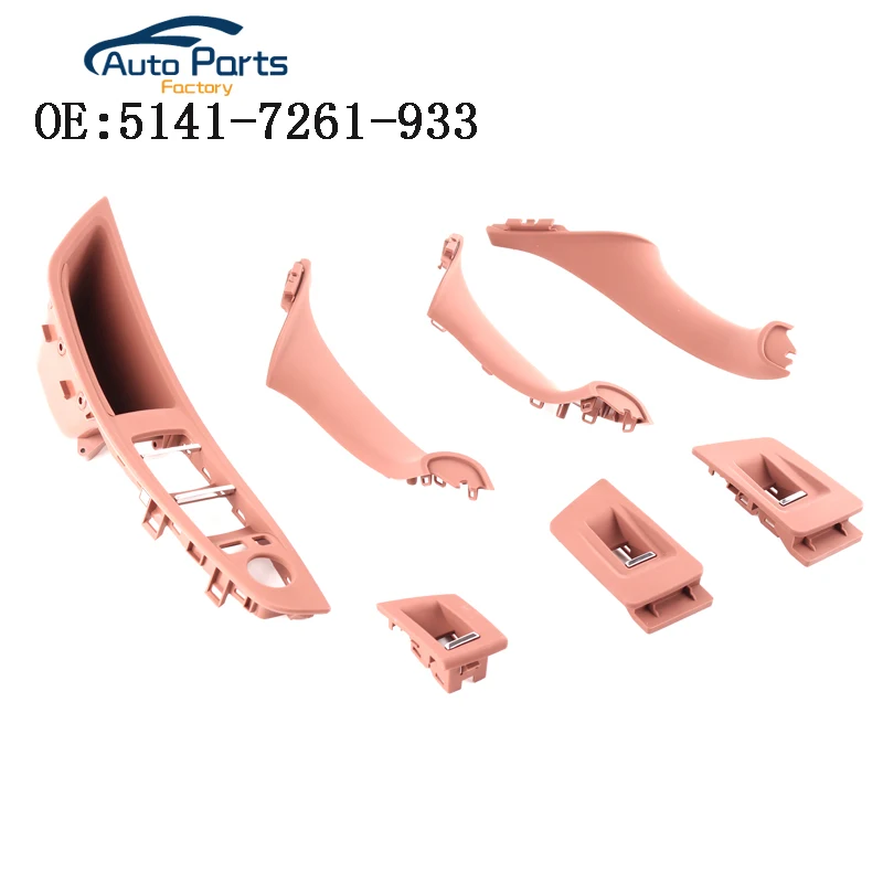 

New Right And Left Driver Door Pull Handle Trim Cover For BMW F10 528i 550i Sedan 5141-7261-933 51417261933