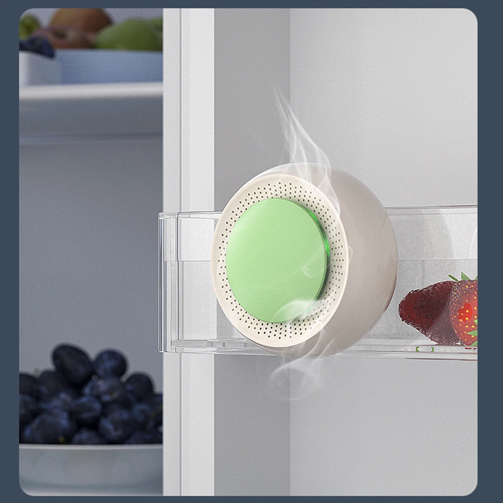 

Mini Car Air Purifier Portable Ozone Generator Air Cleaner Purifier Fridge Freshener USB Rechargeable Mini Sterilizer Ozone