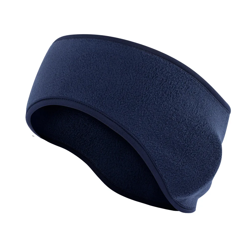03 Warm Fleece Sweatband Running Sport Fit Yoga Elastic Headband Gym Cycling Tennis Soft Hair Bandage Ear Cover Headscarf Men Girl - Цвет: 03
