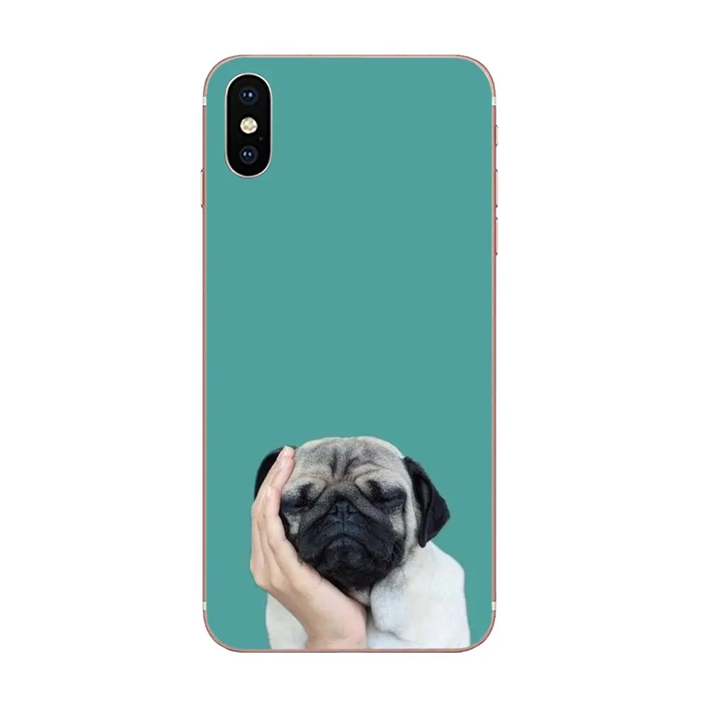 as picture Прекрасный мультфильм мопса для Xiaomi Redmi Mi 4 7A 9T K20 CC9 CC9e Note 7 9 Y3 SE Pro Prime Go Play прозрачный, мягкий чехол сумка - Цвет: as picture